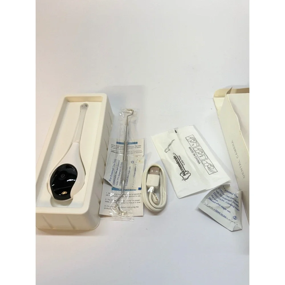 Timesiso T5 Wireless Dental Camera WiFi Intraoral Endoscope 2MP HD White